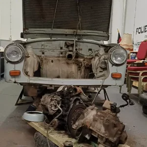 Motor ausgebaut
